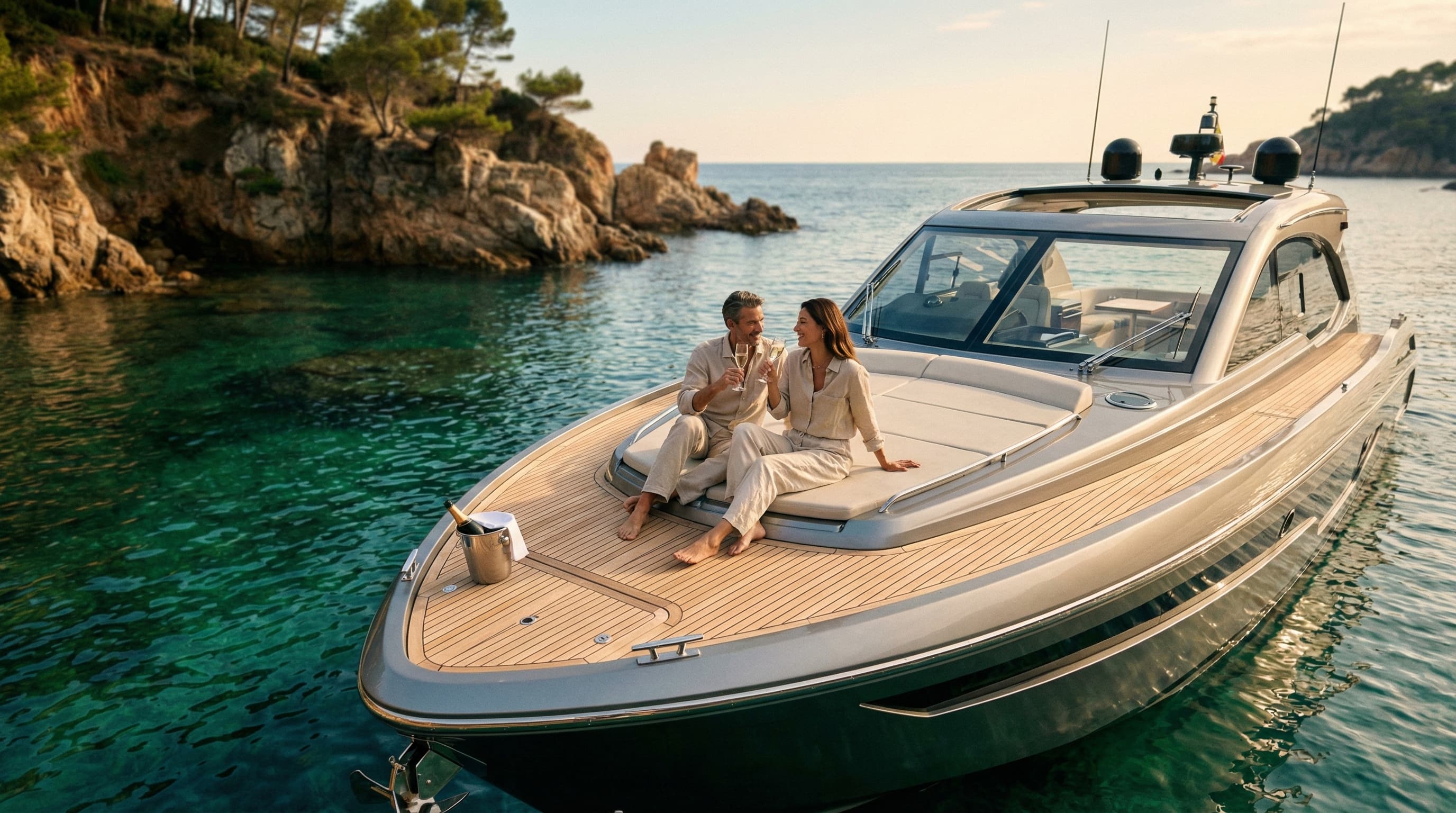 Privát Yacht bérlés kapitánnyal (Empuriabrava)